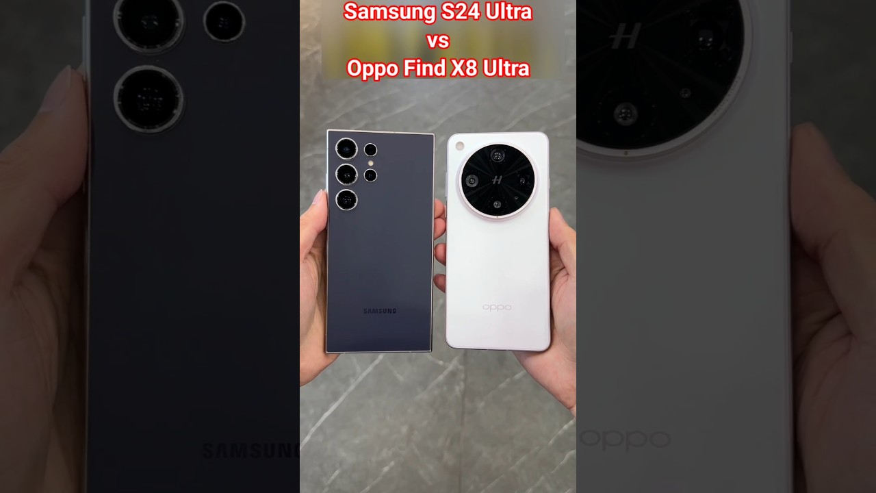Oppo Find X8 Ultra vs Samsung Galaxy S24 Ultra Battle Which is One Best? #shorts #foryou