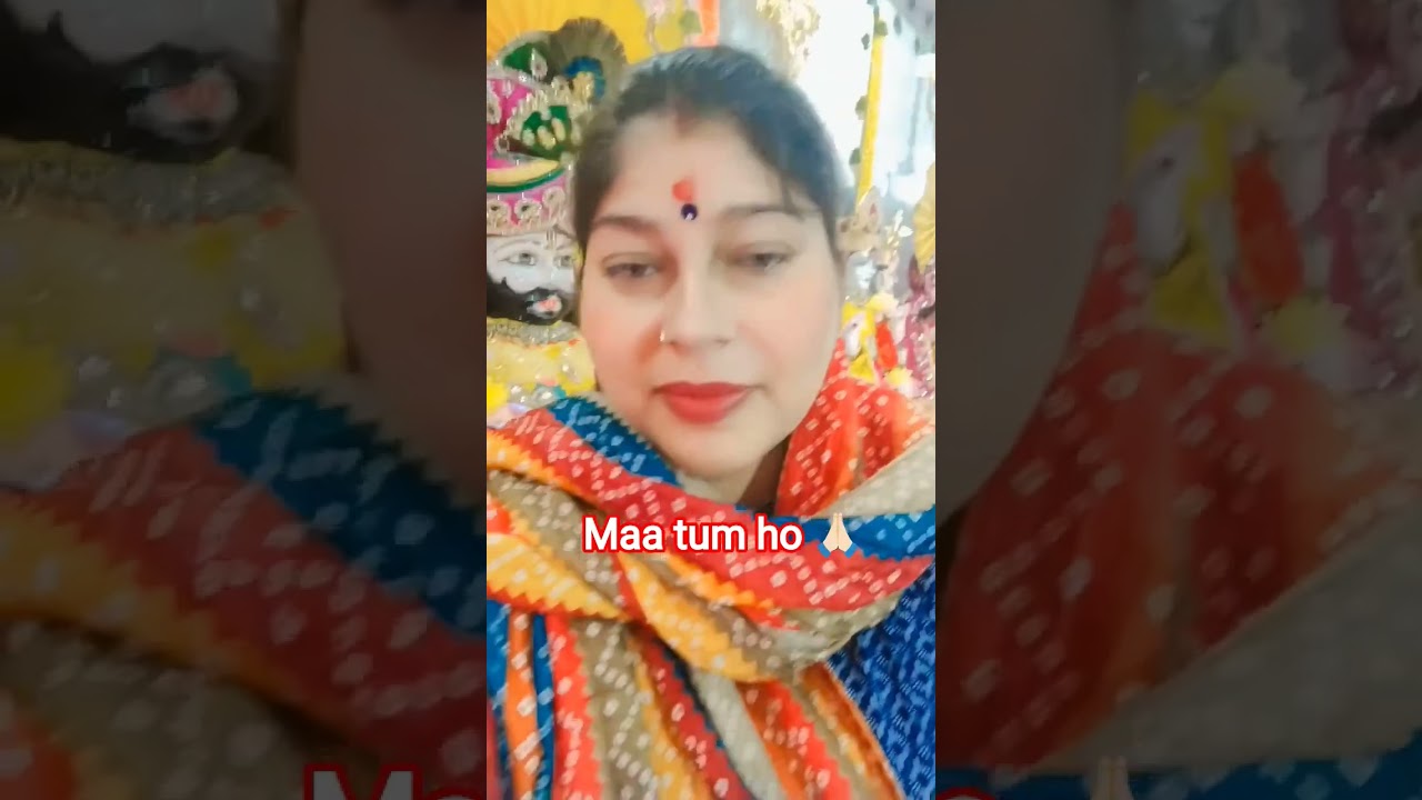 maa tum ho 🙏🏻🌺 #Jwala Se lekar Aaye Maiya ki jyot Firozpur ke liye #jaimatadi ...