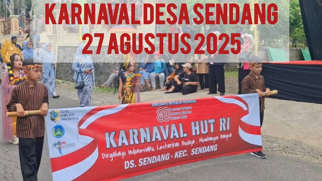Karnaval Desa Sendang Kecamatan Sendang Kabupaten Tulungagung 27 Agustus 2025