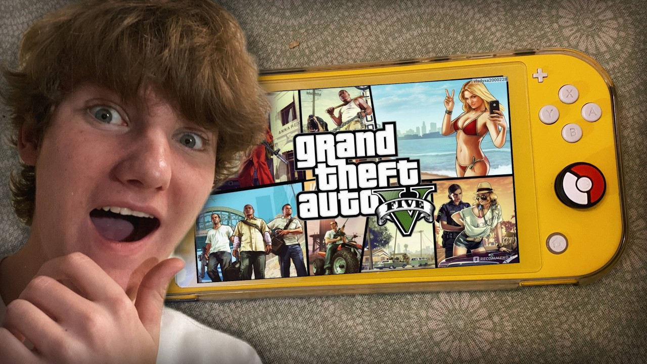 GTA 5 вышла на Nintendo Switch Lite!