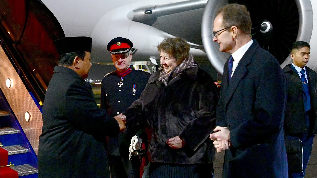 Presiden Prabowo Tiba di London, Inggris, 18 Januari 2026