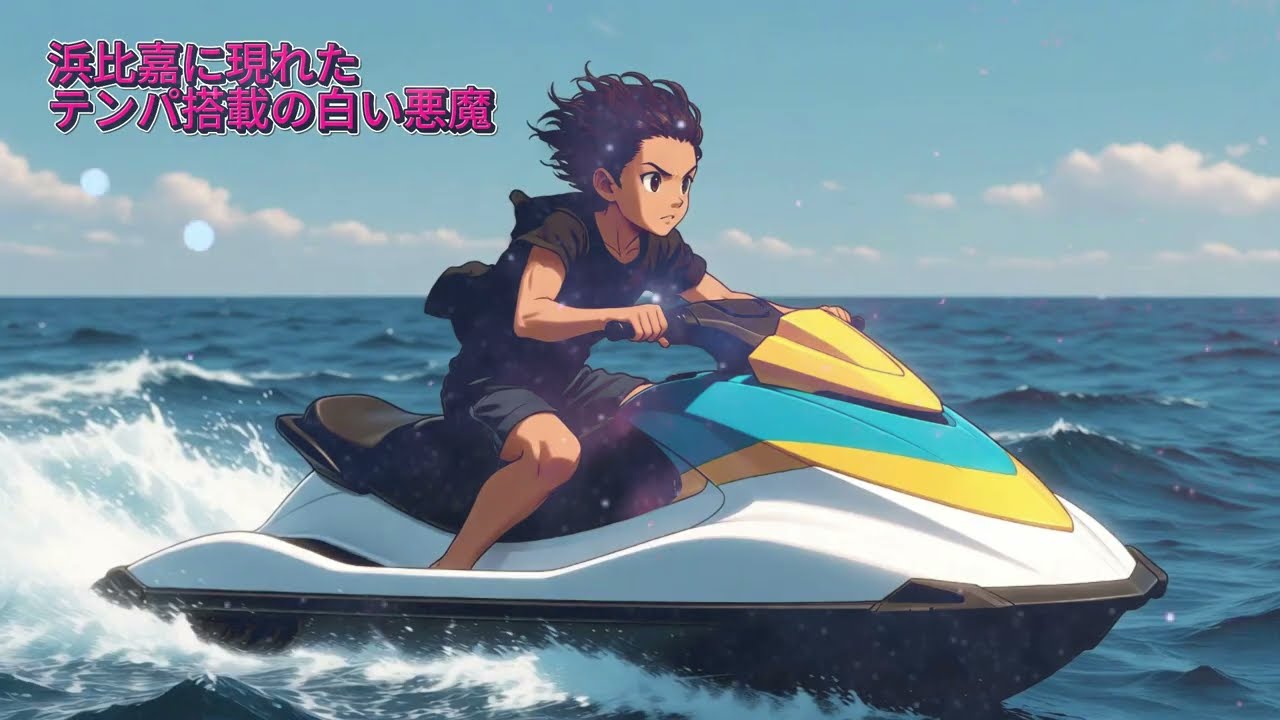 浜比嘉の海に現れた白い悪魔へ