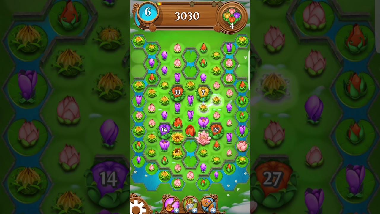 Blossom blast saga level 341 no boosters NEW