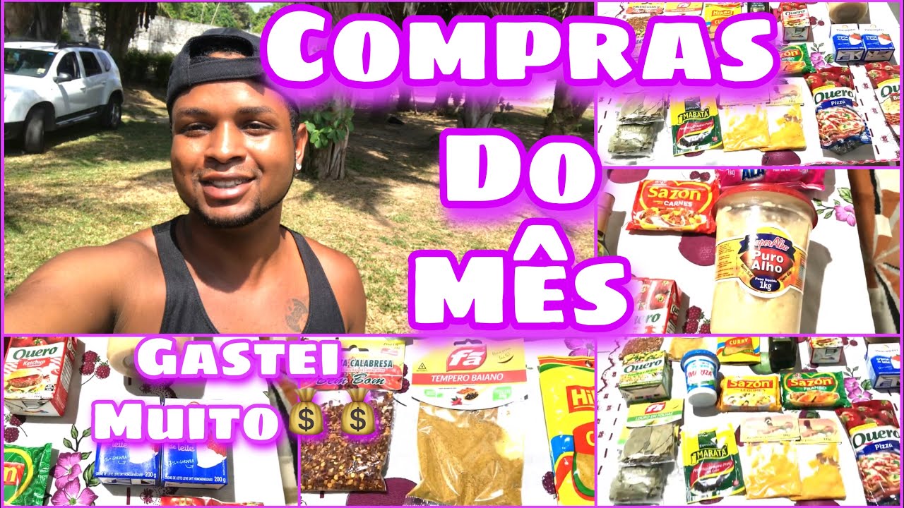 PRIMEIRA COMPRA DO MÊS PARA O CANAL/FIQUEI MUITO FELIZ/MOSTREI O SUPERMERCADO E AS COMPRAS