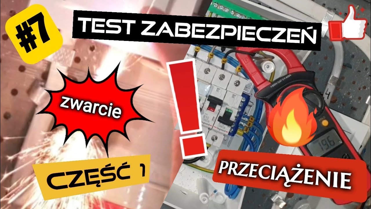 Rozdzielnica #7: Test zabezpieczeń: zwarcie, test różnicówki, przeciążenie obwodu - część 1
