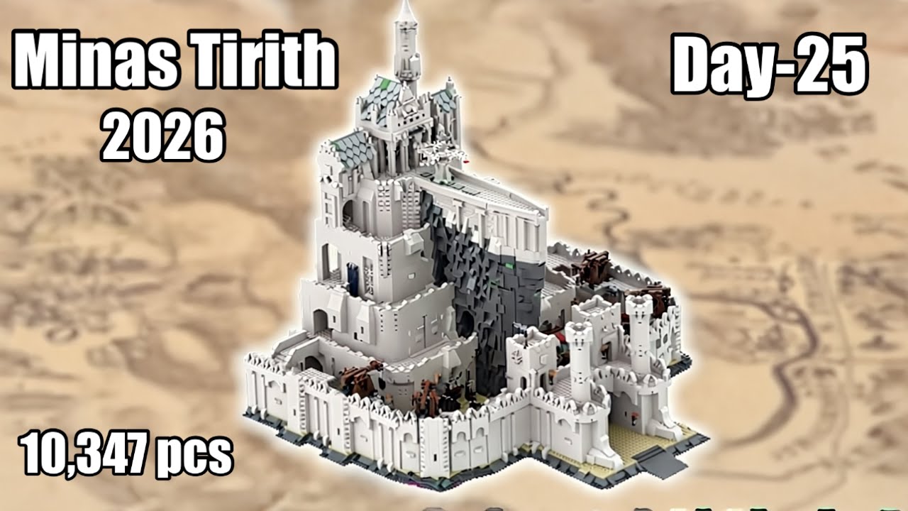 LEGO Minas Tirith 2026: [10,347 Pieces] l Day 25