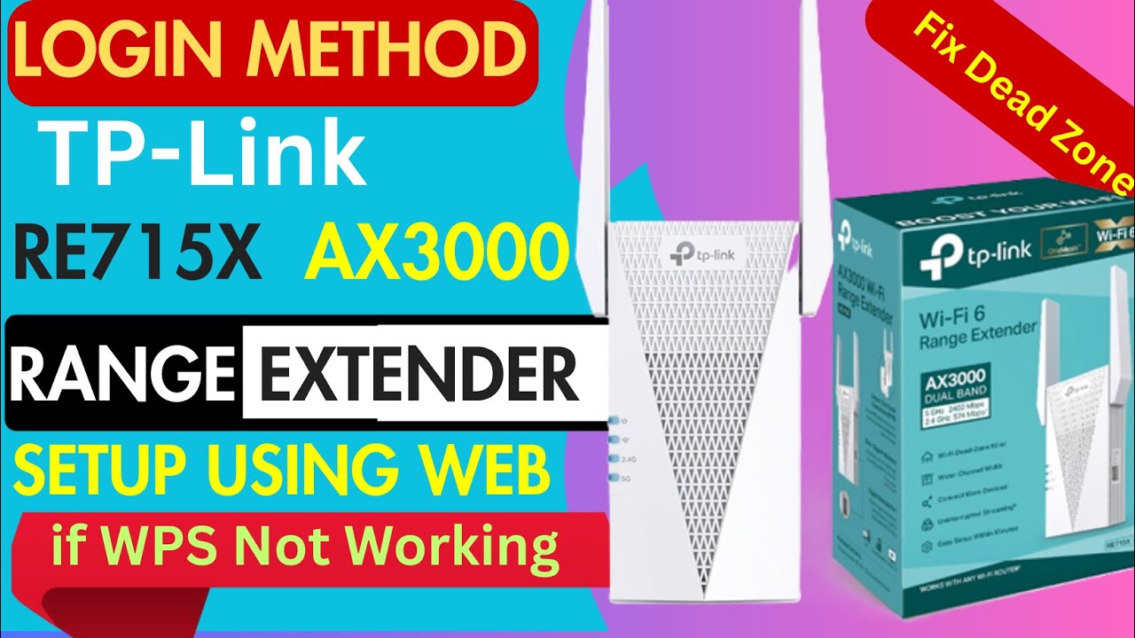 Способ входа в систему для настройки расширителя диапазона WiFi 6 TP-Link AX3000 | Настройка TP-L...
