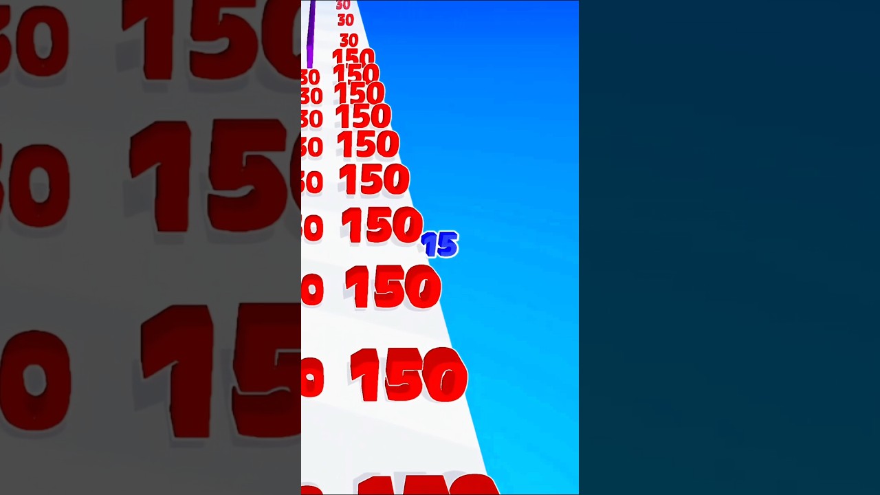 Number Merge Run Master Hard Boss Level