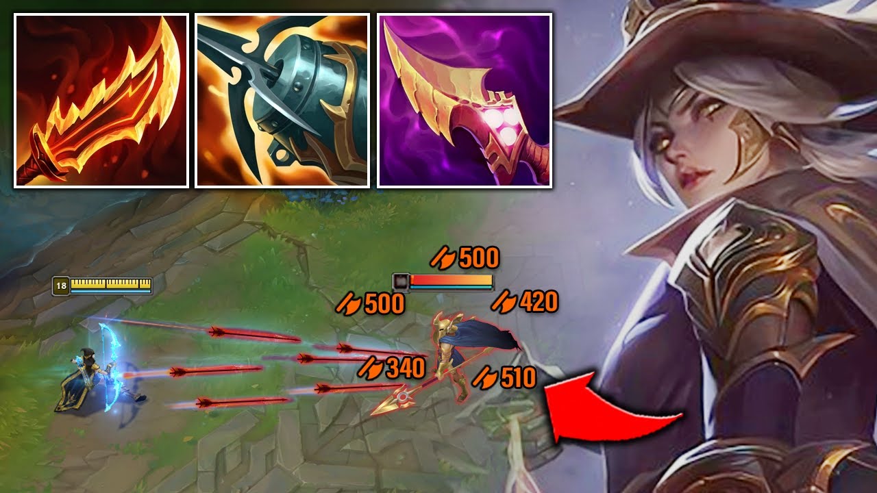 Ashe but my arrows become a Laser you can't escape (3.78 ATTACK SPEED)