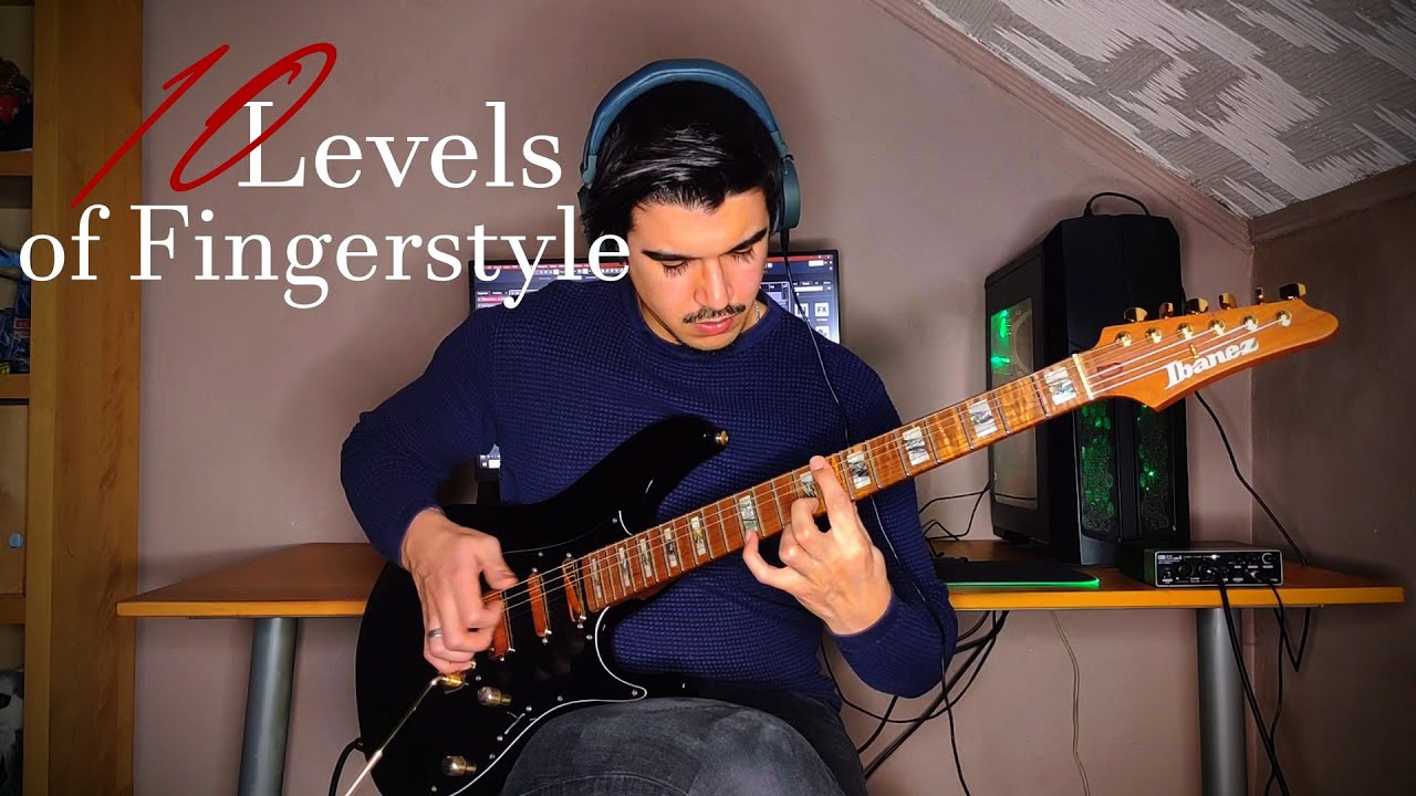 10 levels of Fingerstyle Guitar - Ichika Nito cover
