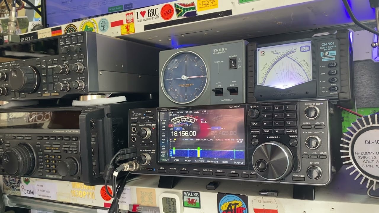 S50AM POLAND 🇵🇱 AND SWL K2TRD Martin USA 🇺🇸 17Metre Band 