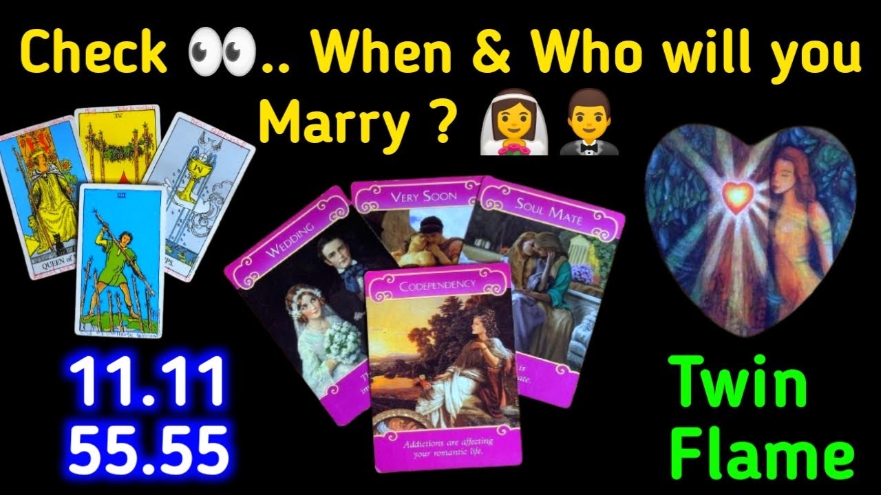 Check 👀•• When & Who Will You Marry ? 11.11 | 5555 | Twin Flame | Candle Wax | Love Tarot Cards