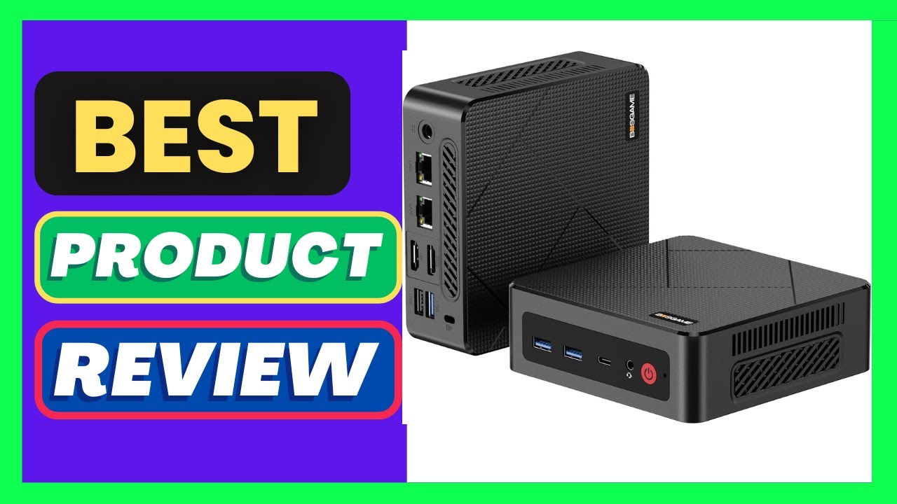 BOSGAME E4 Mini PC, Mini Computers with AMD Ryzen 5 3550H,