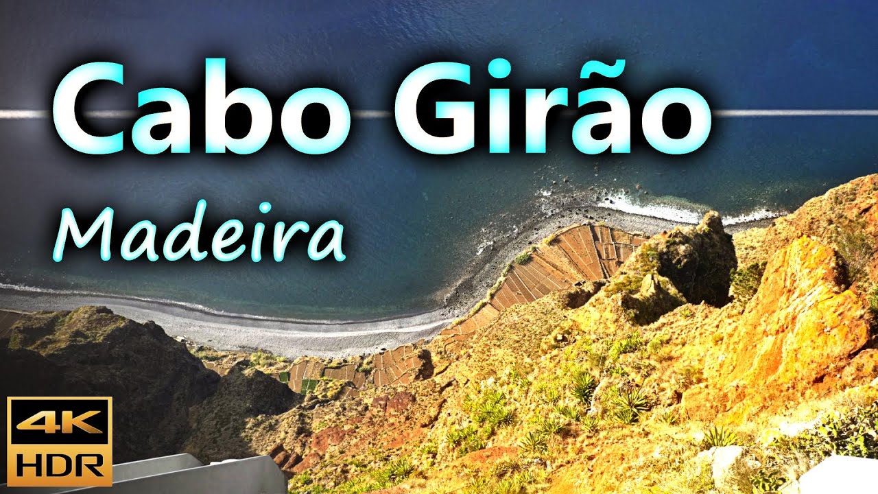 Cabo Girao second highest cliff in the world / Madeira, Portugal / 4K HDR