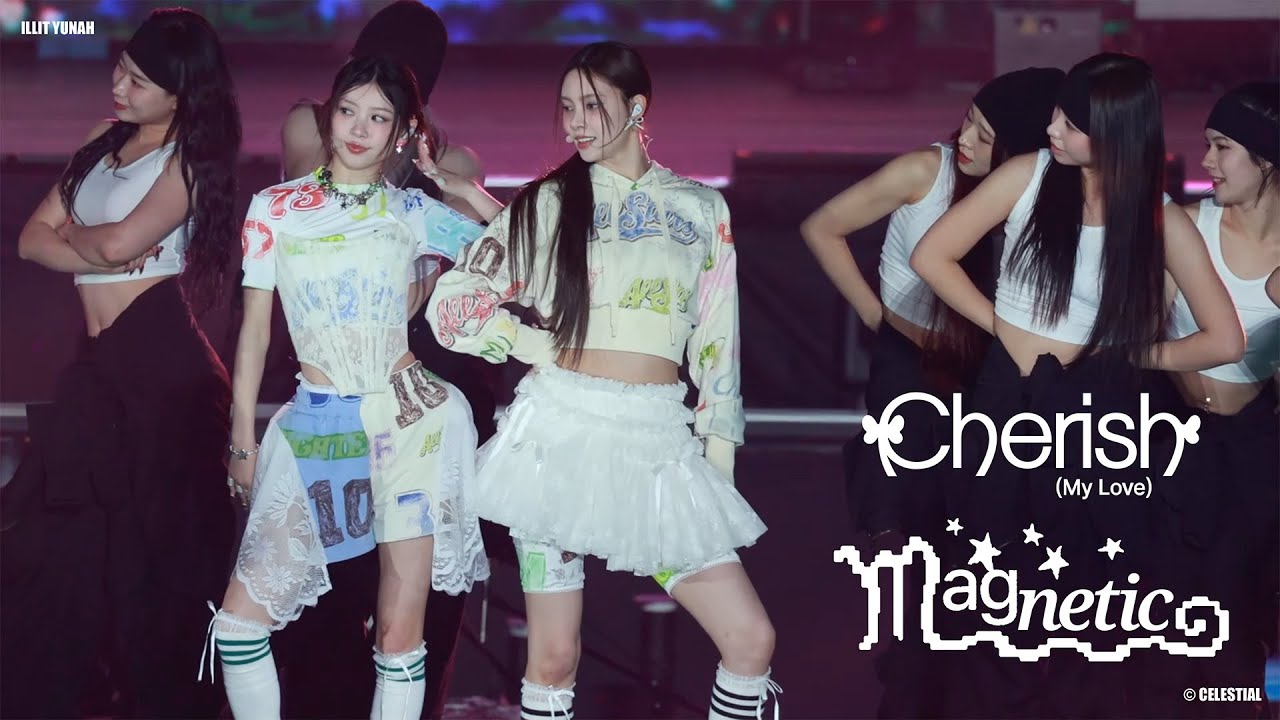 250104 ILLIT YUNAH 아일릿 윤아 'CHERISH (My Love) + MAGNETIC' 직캠 4K FANCAM | 골든디스크어워즈