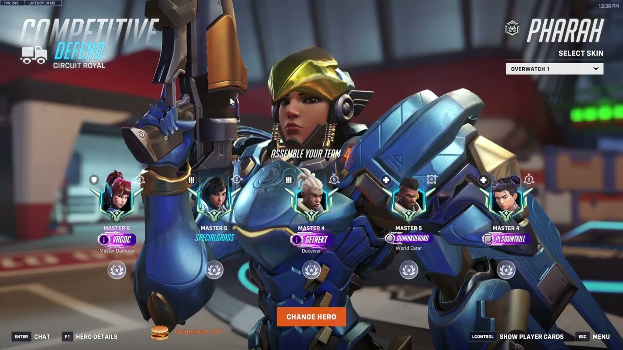 DAFRAN INSANE PHARAH OVERWATCH 2 SEASON 19 GAMEPLAY