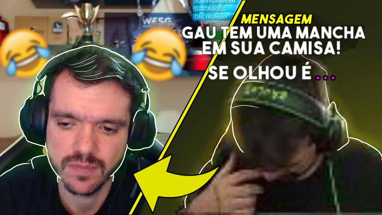 QUANDO O GAULES ATIVA AS MENSAGENS #5 (BAITS E MOMENTOS ENGRAÇADOS)