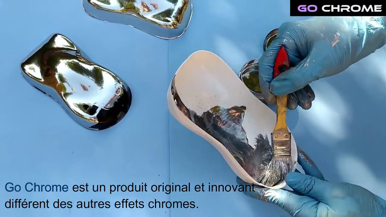Test Peinture GO Chrome à l’Aérographe | Effet Miroir sur Tous Supports Sans Sous-Couche