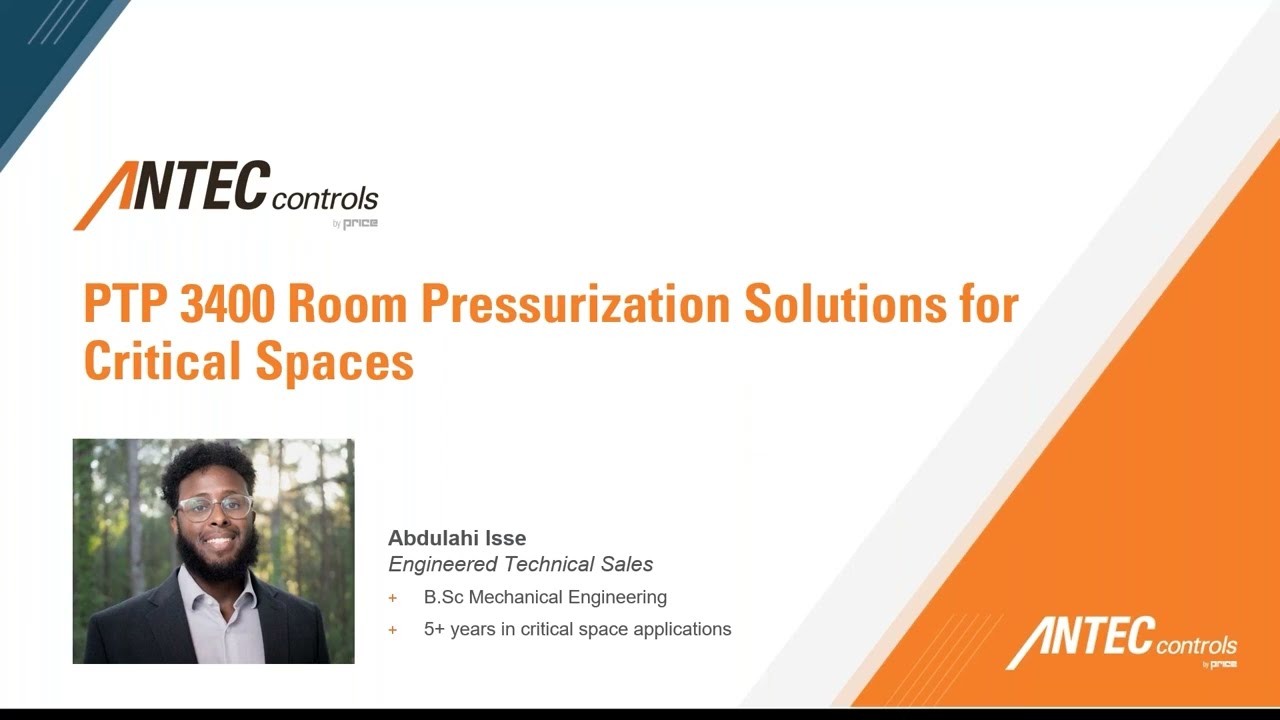 Engineering Webinar: Room Pressurization Solutions for Critical Spaces