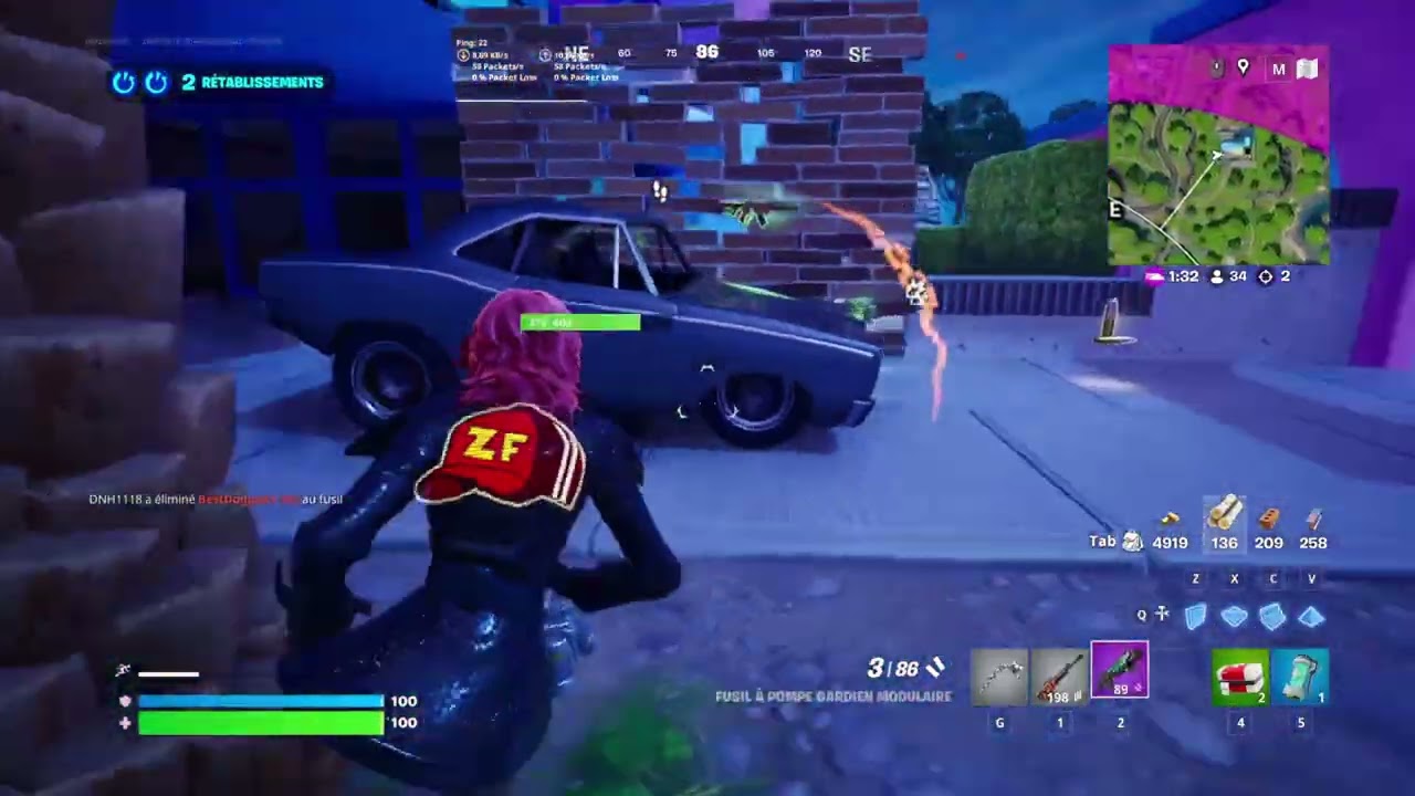 Je teste le nouveaux skin fortnite du Club du moi d'octobre.