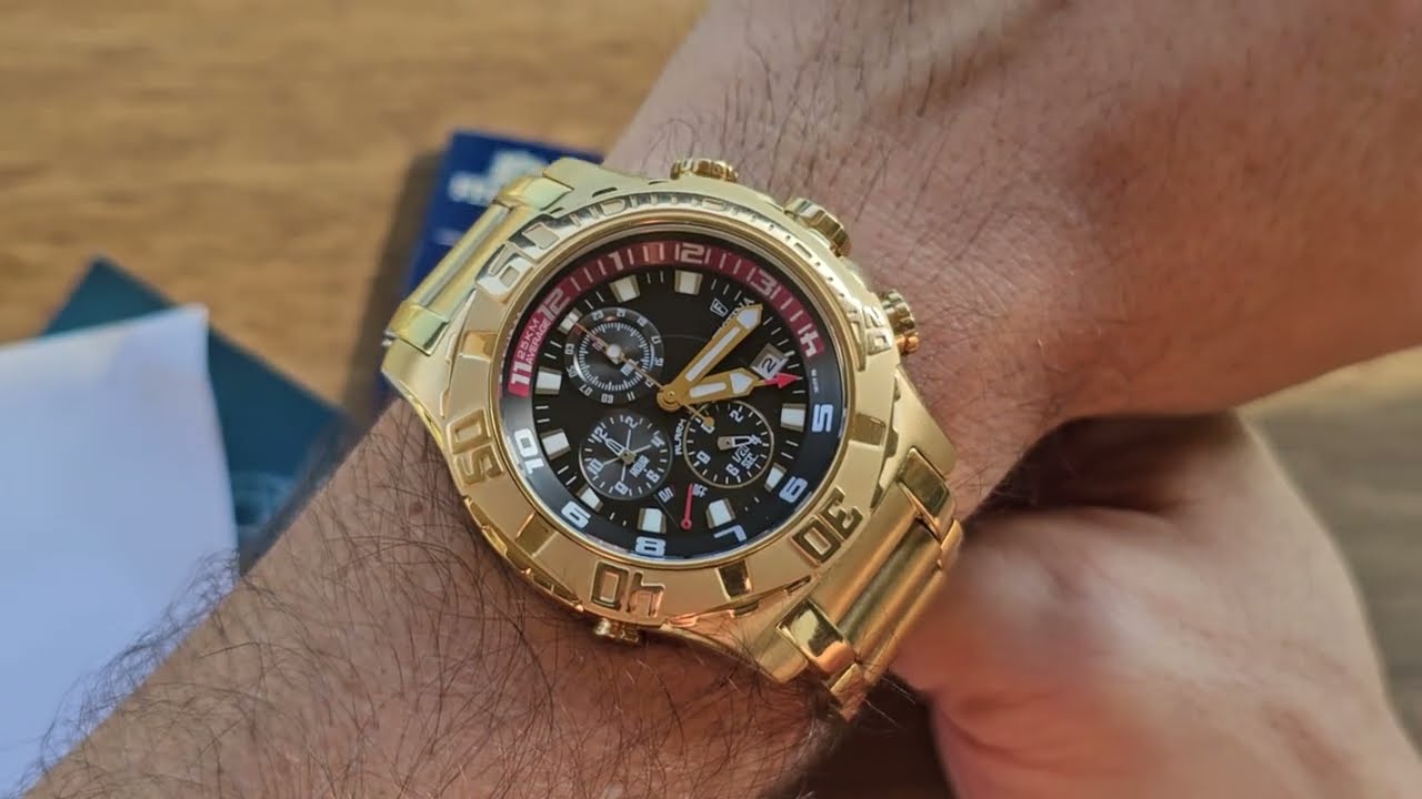 ⌚ Relógio Festina alarme ⏱️ cronografo , calendario dourado aço inox ORIGINAL é na altarelojoaria
