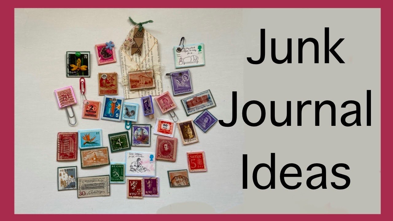 Junk Journal Ideas -Postage Stamps