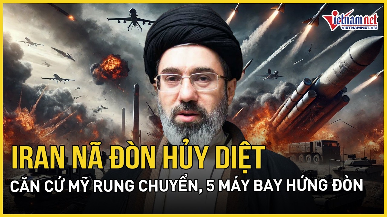 Iran nã đòn hủy diệt căn cứ Mỹ, 5 máy bay hứng đạn, Mỹ khẩn cấp điều 2.500 lính thủy xung trận