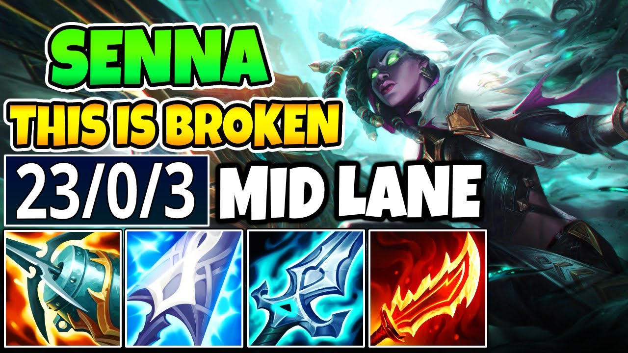 THE MOST BROKEN SENNA BUILD!? ON-HIT SENNA MID LANE DESTROYER (THIS IS OP) - League of Legends