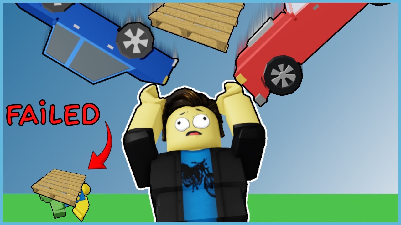 Surviving the IMPOSSIBLE Roblox DODGE CARS obby...