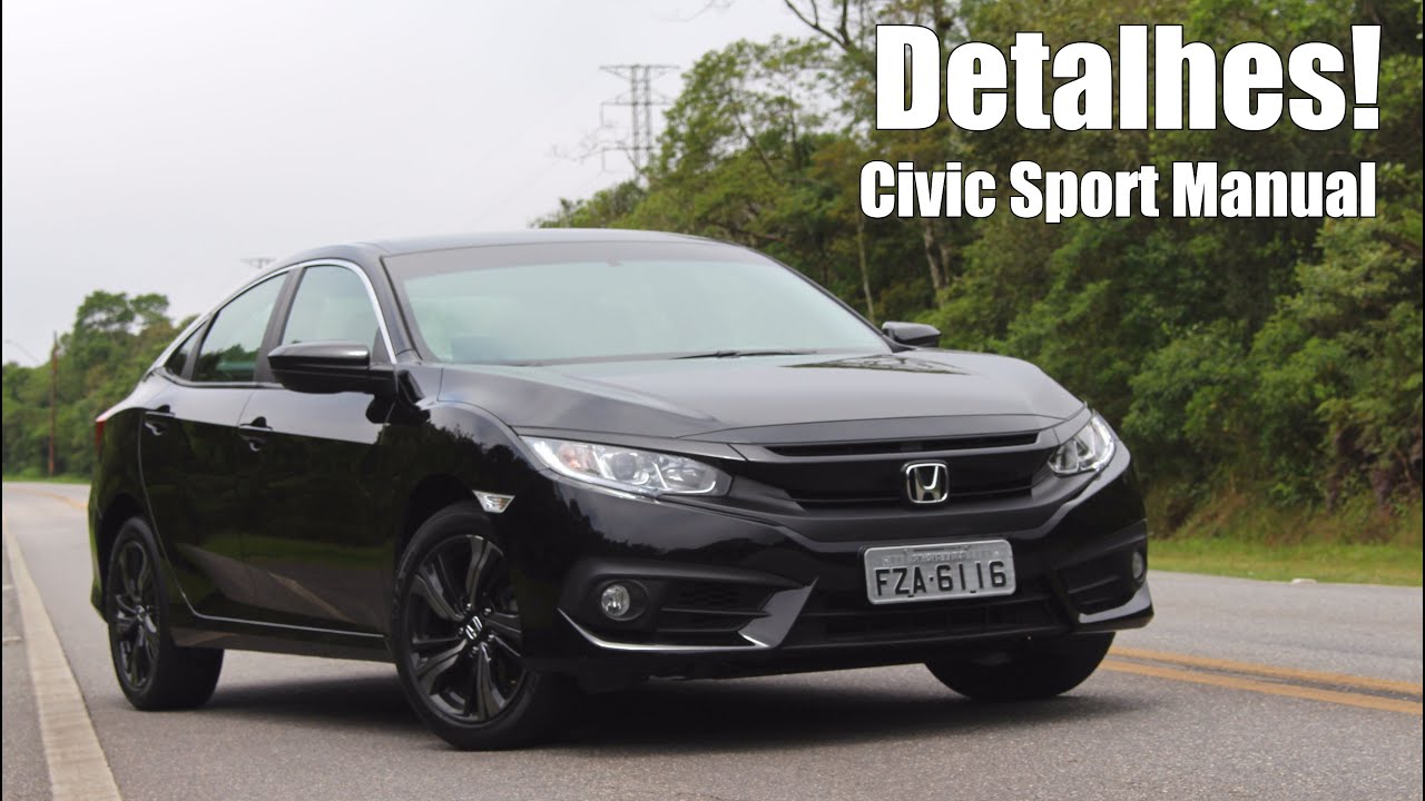 Honda Civic Sport manual 2017 - Falando de Carro