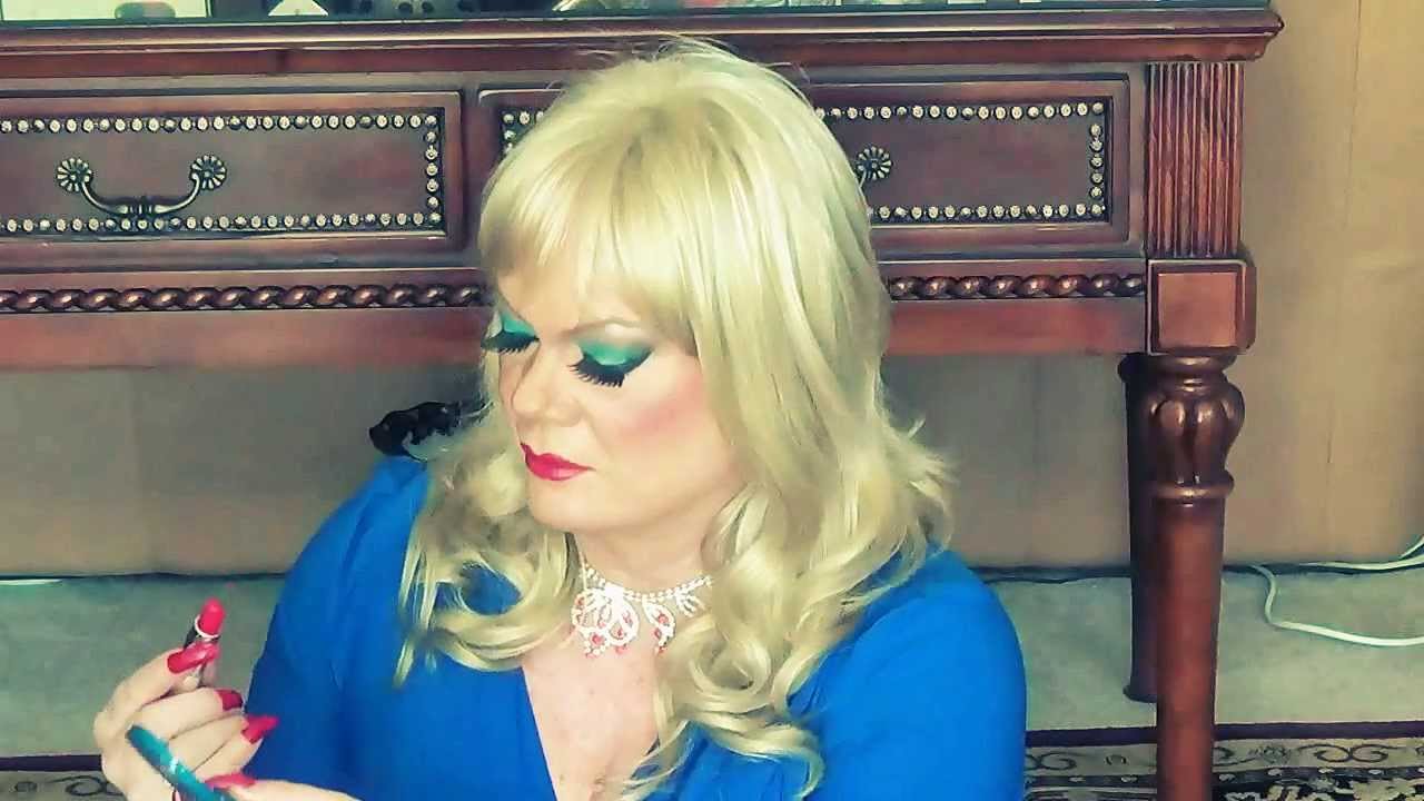 Tgirl Blue Dress Girly (HD) Matty Caff Tgirl Crossdresser Transvestite