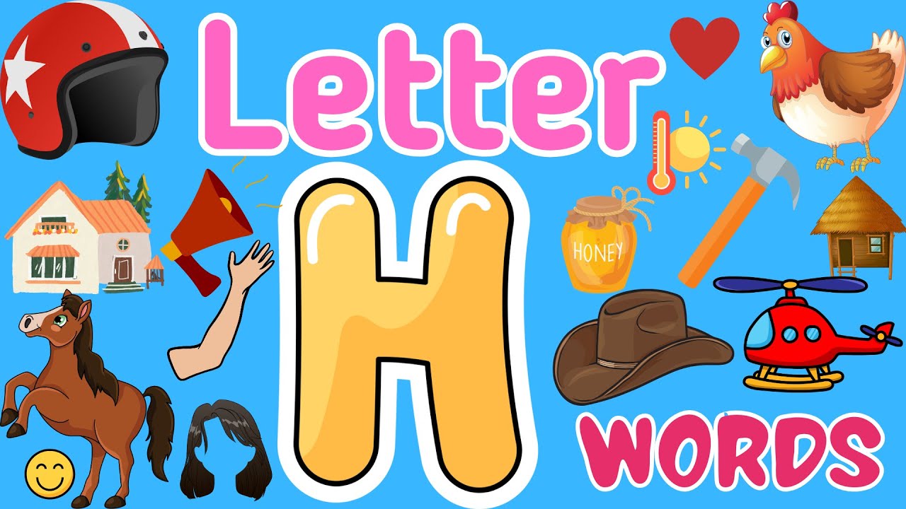 H Is for Hat : The Funniest Letter H Words for Kids