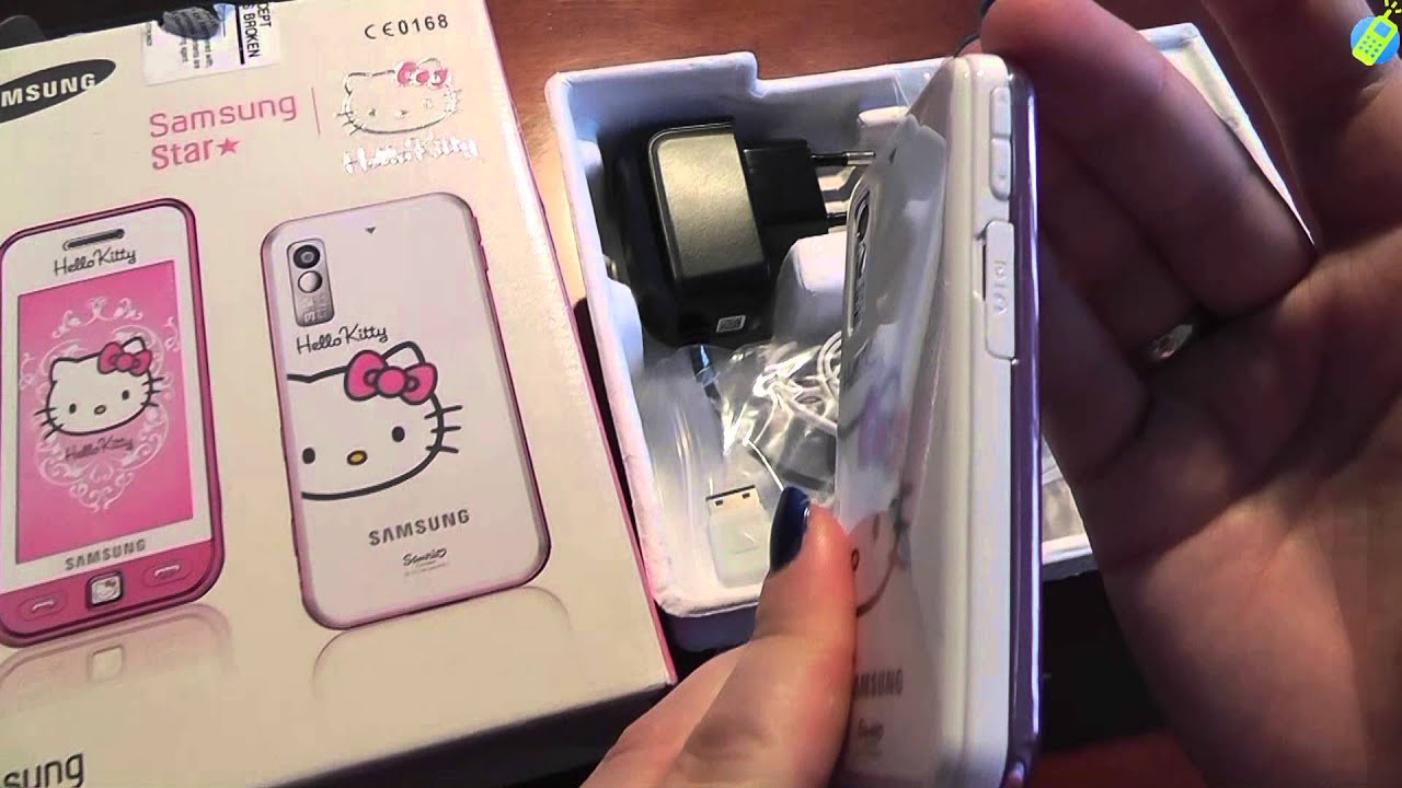 unboxing pl SAMSUNG AVILA S5230 White Pink Hello Kitty rozpakowanie po polsku