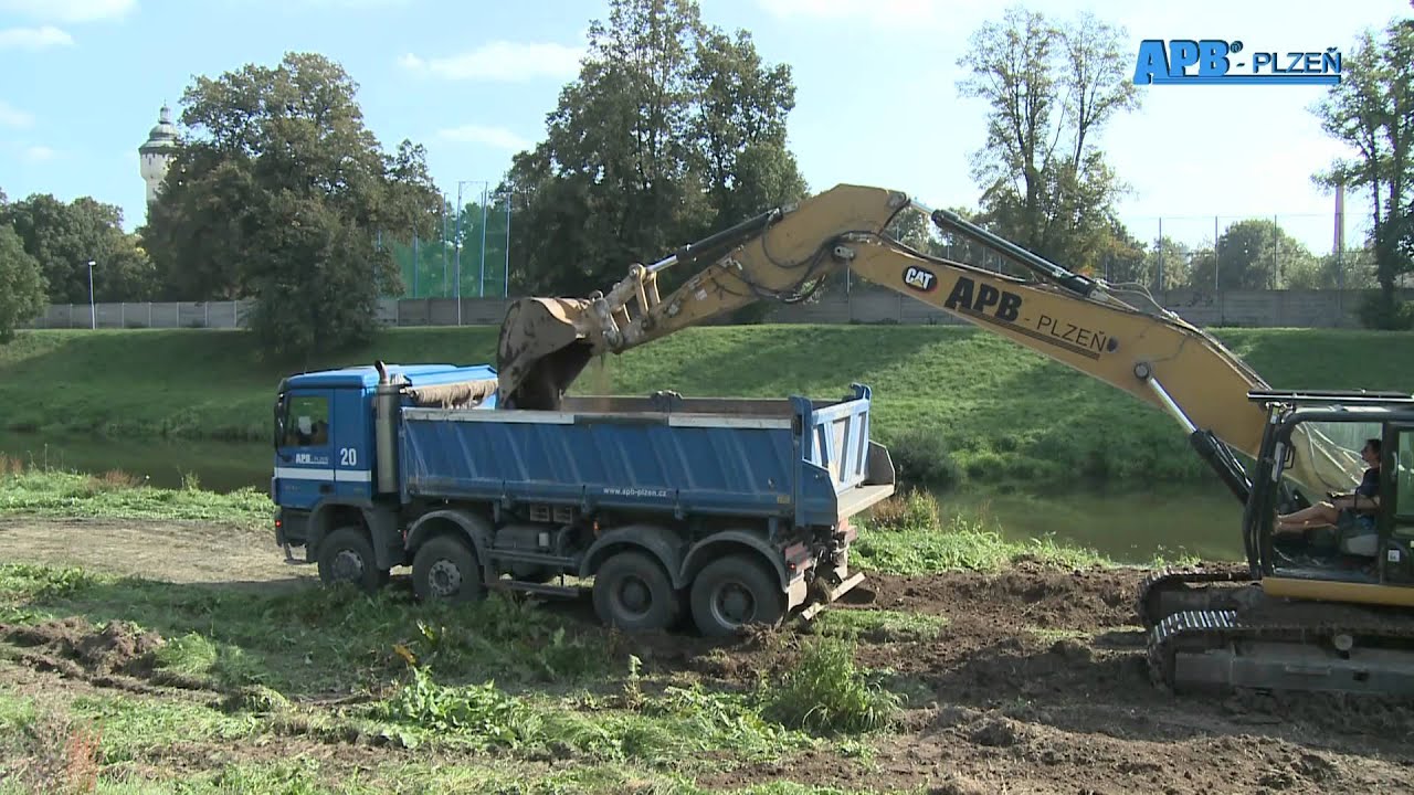 APB - Plzeň , úprava koryta řeky Mže