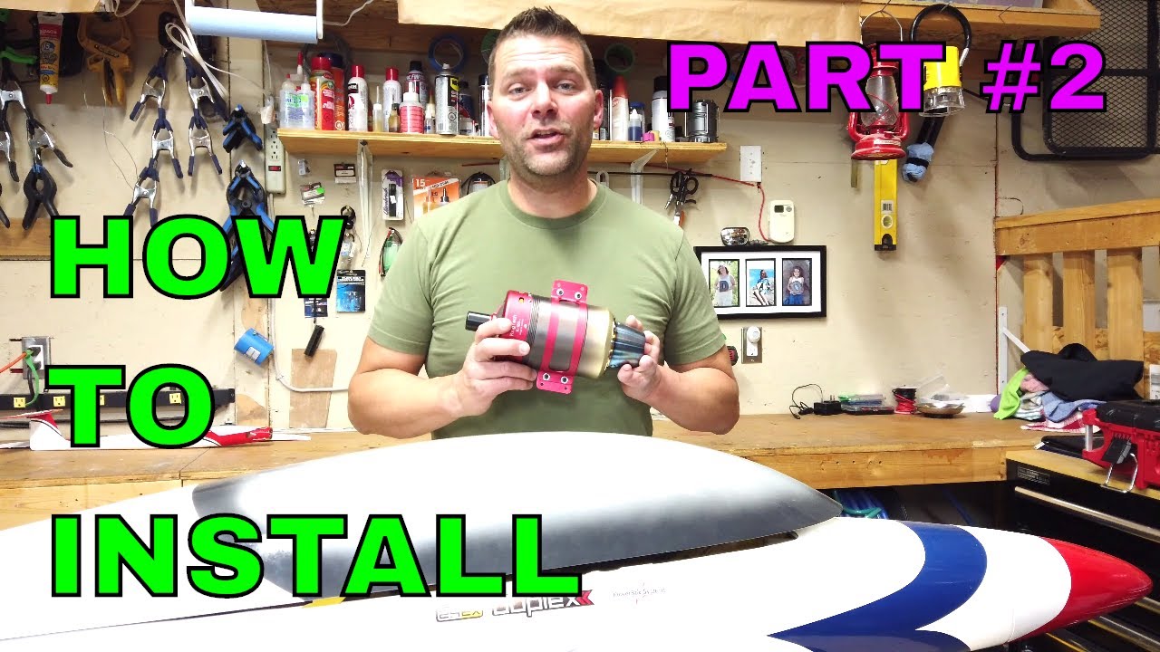 How To Install A Gas Turbine Engine - Part 2 of 2 - RC Jet Airplane