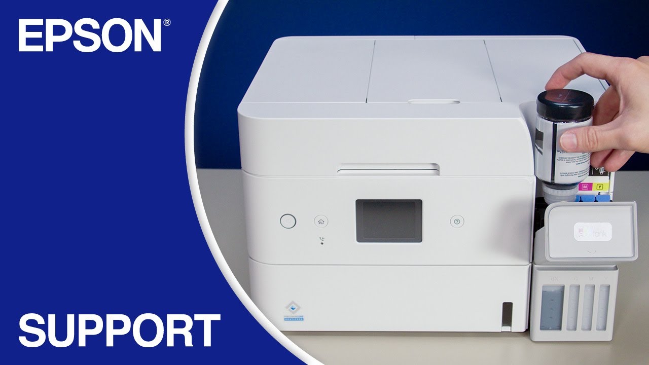 Epson EcoTank ET-4950 | Filling the Ink Tanks