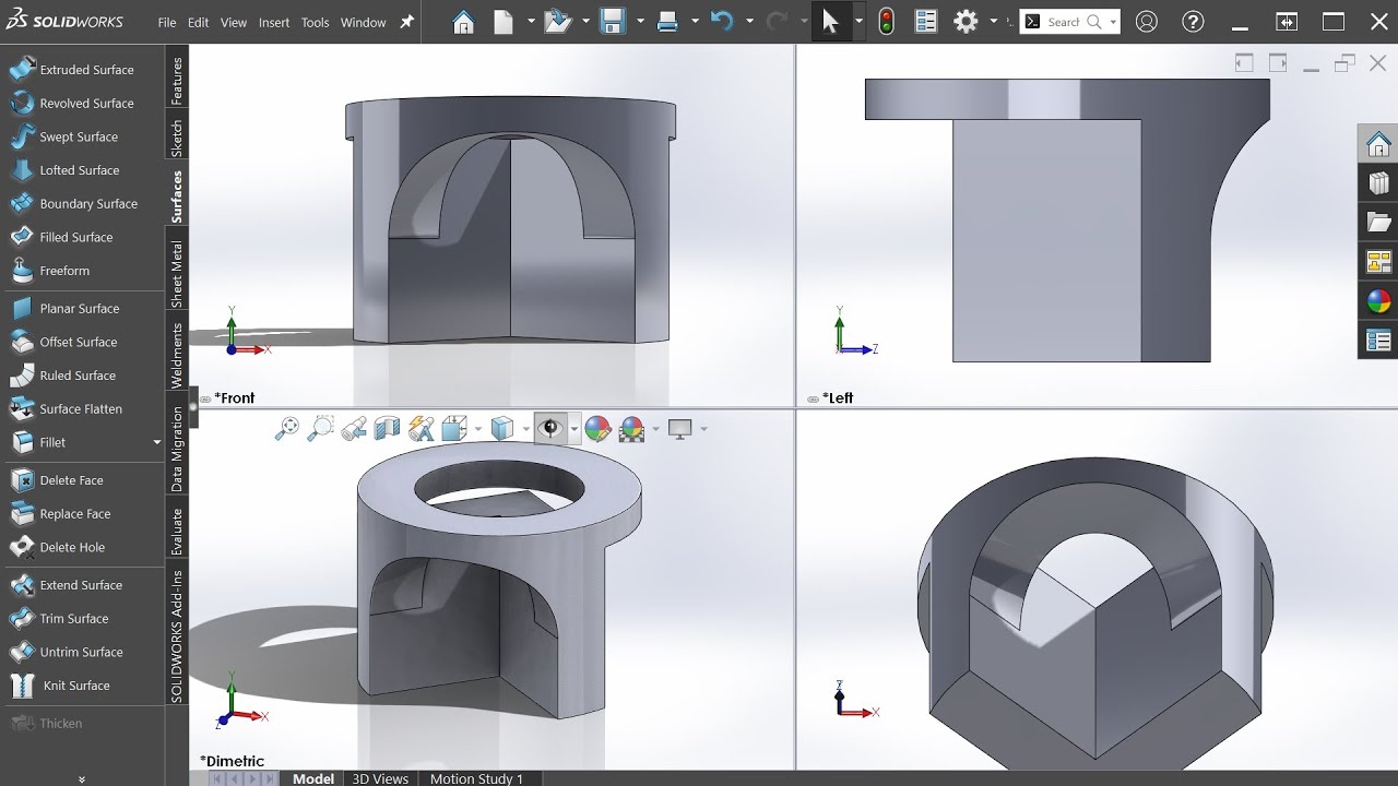 Fillet/ Arc between non parallel faces | Заокруглення/Арка між непаралельними гранями