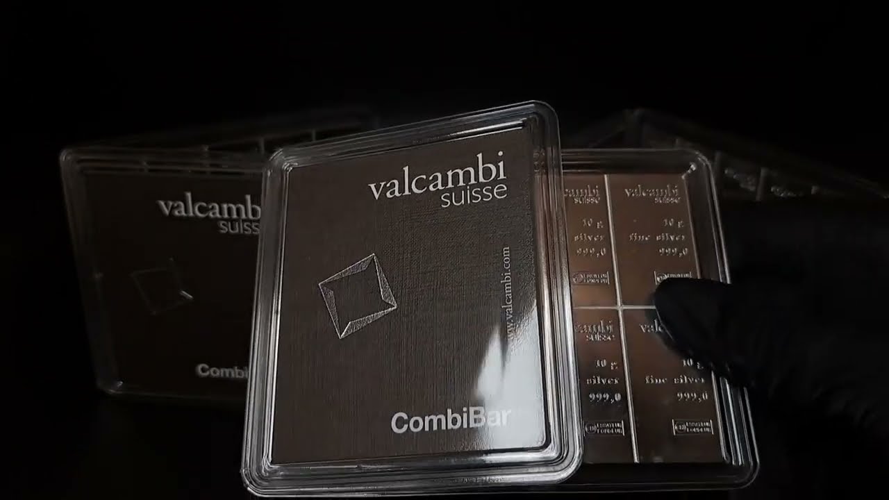 Silber Valcambi Combibar 10x10g