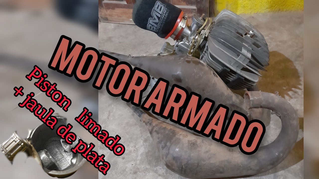 Zanella nt rb jr 200cc 2T de competici&oacute;n para las carreras #2 Armamos el motor ! con un poco de lima