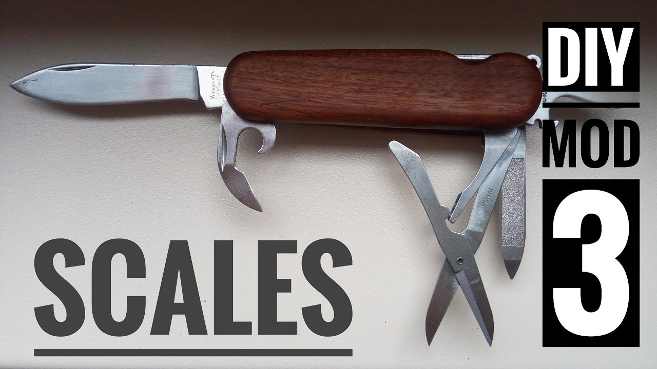 DIY Swiss Army Knife Restoration and Scales MOD   Part 3