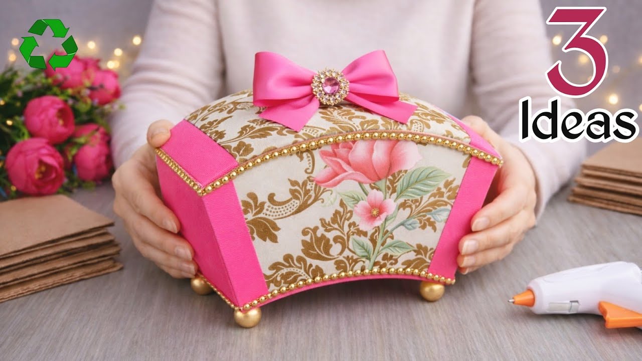 3 CREATIVE Cardboard Transforming ideas ♻️🤗