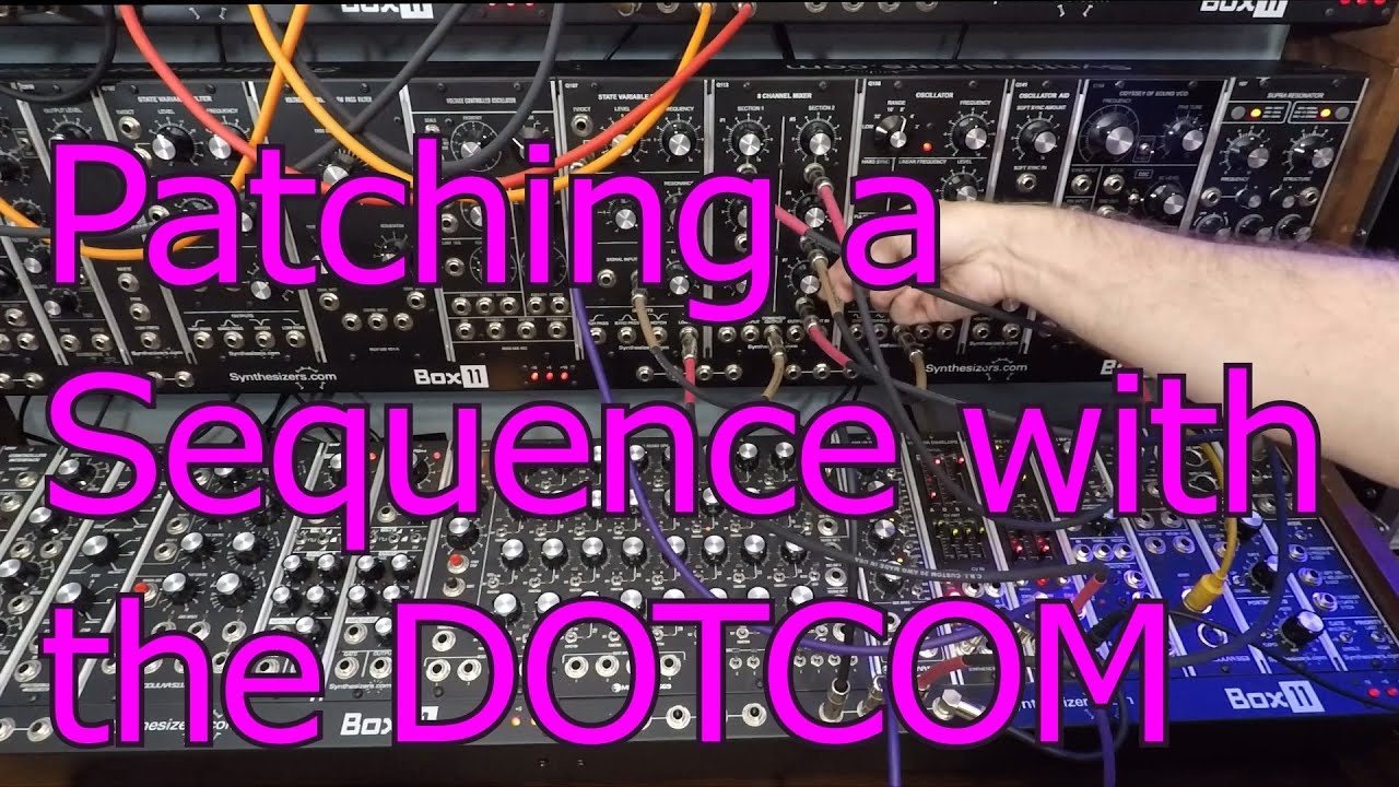 Modular Synth 5u making a patch for Moon Modular 569 sequencer