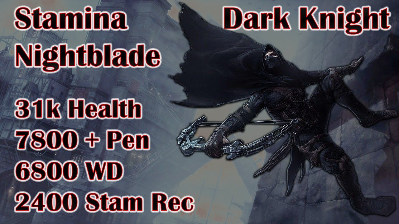 Stamina Nightblade Brawler - Dark Knight PvP Build - ESO Deadlands