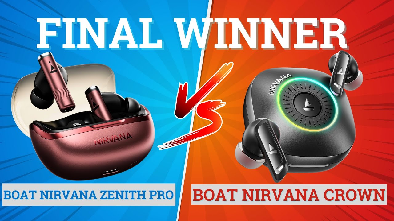 Boat Nirvana Crown против boAt Nirvana Zenith Pro ⚡ Полное сравнение ⚡Лучшие для музыки, басов и ...