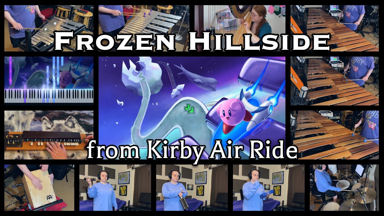 Frozen Hillside - Kirby Air Ride (Cover) | V-Ron Media ft. @CaitlinAyala & @MooglePower