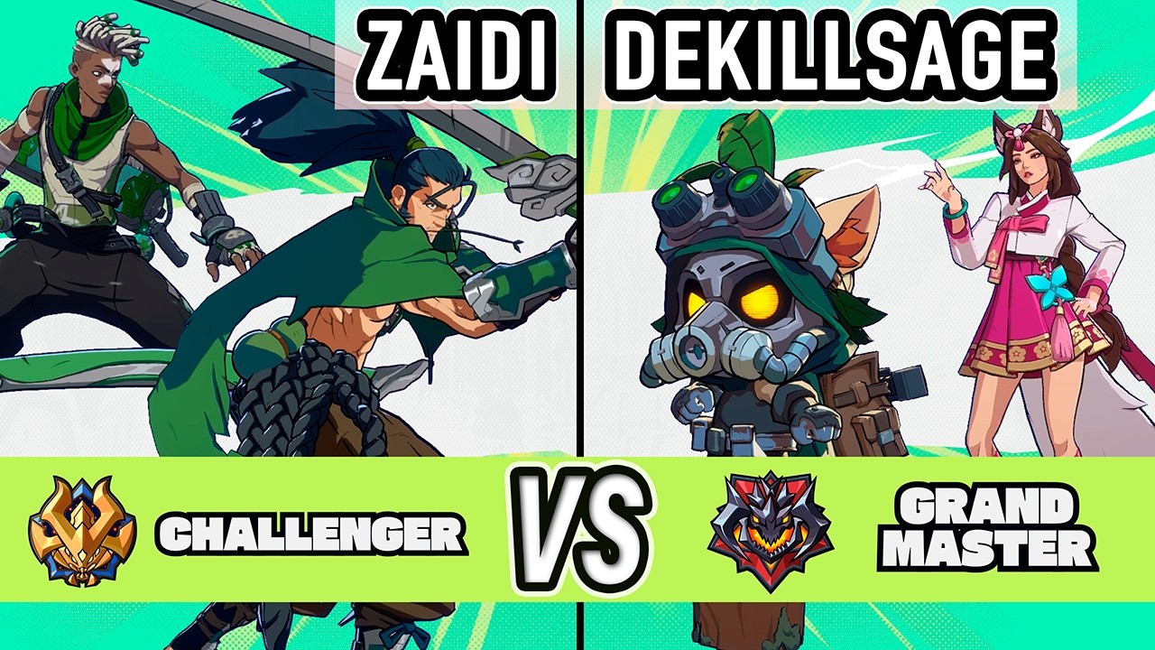 2XKO ▰ Zaidi (Yasuo / Ekko) vs Dekillsage (Teemo / Ahri) ▰ High Level Gameplay