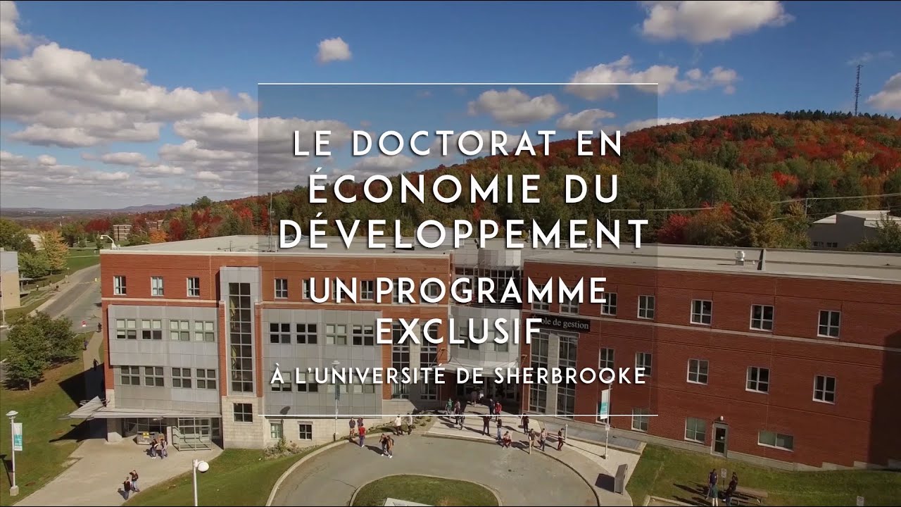 Étudier au Doctorat en économie du développement de l’UdeS
