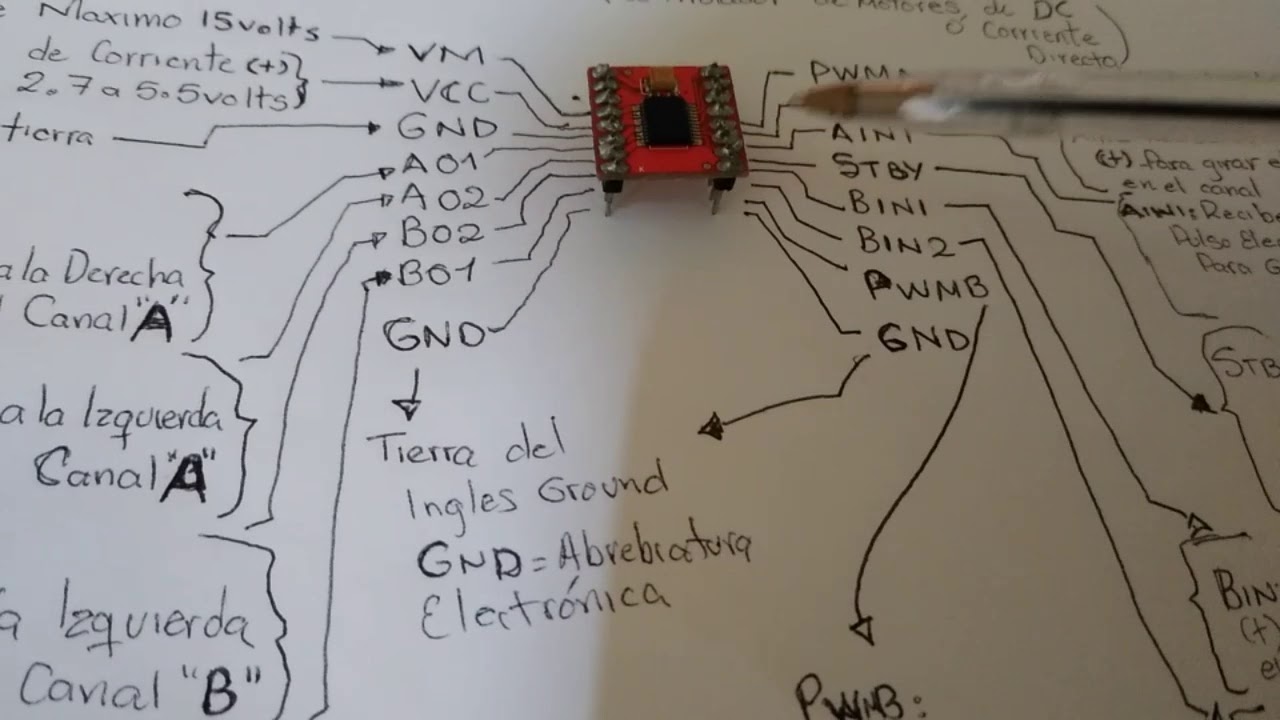 Características Del Driver TB6612FNG