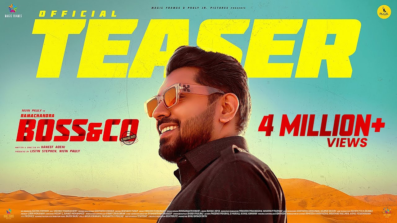 Ramachandra Boss & Co Official Teaser | Nivin Pauly | Haneef Adeni | Listin Stephen