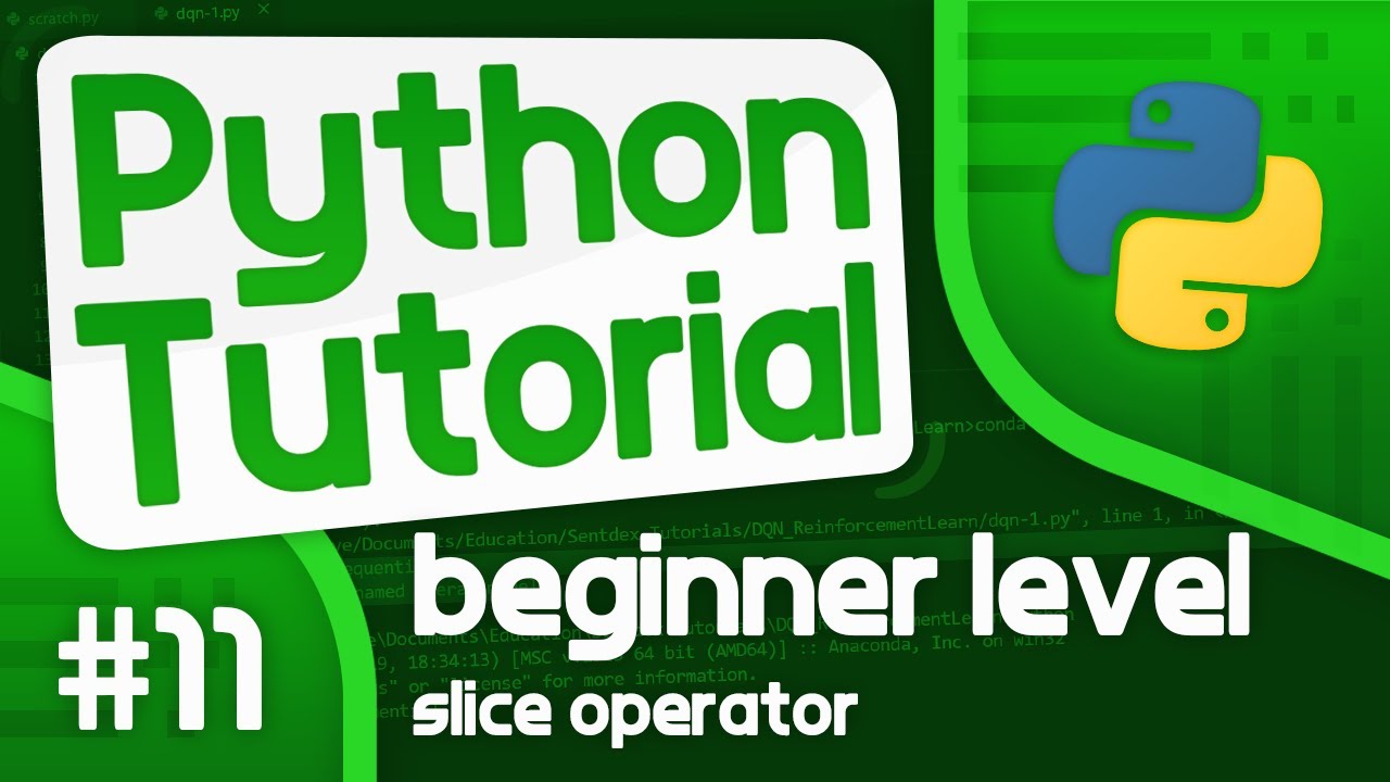 Python Programming Tutorial #11 - Slice Operator